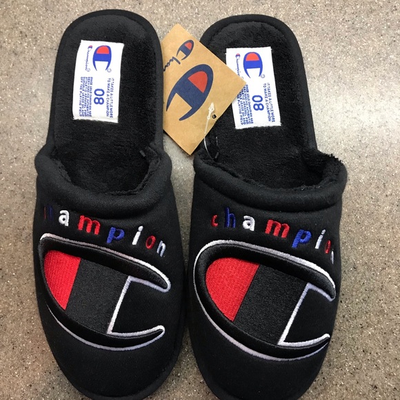 🆕 Champion SleepOver II Black Slippers Unisex - Picture 3 of 9